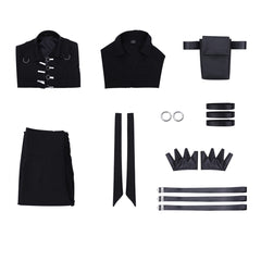 Tamon‘s B-Side(2026) Tamon Fukuhara Tenue Noire Cosplay Costume