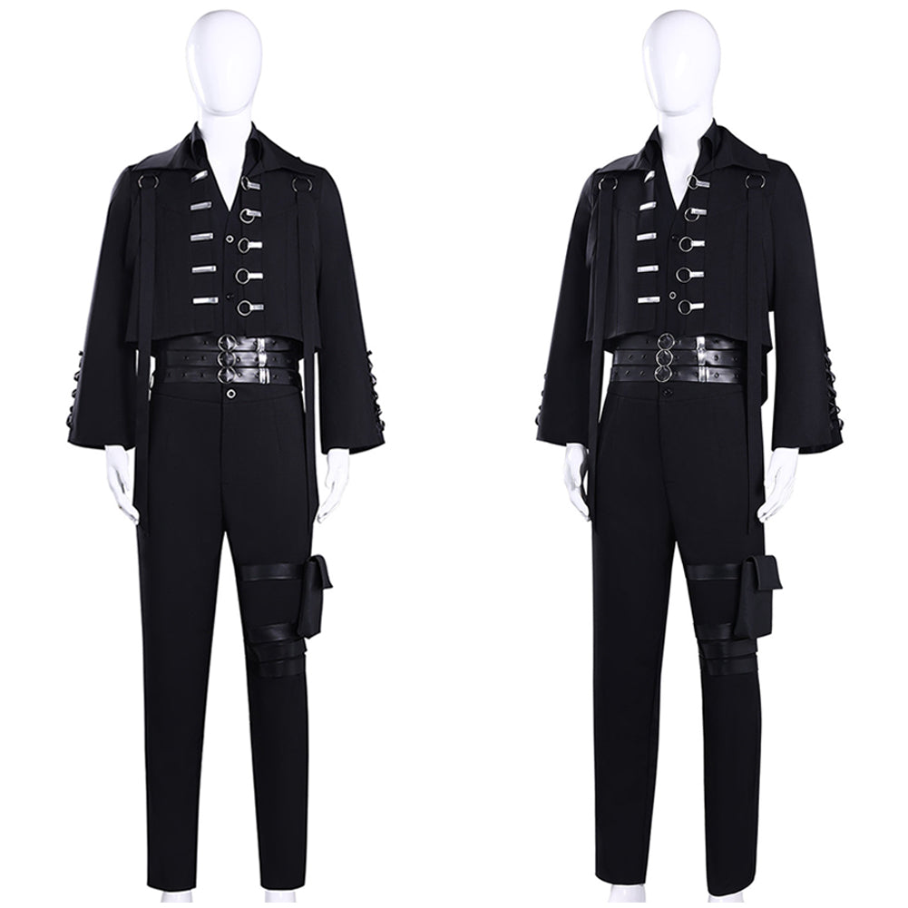 Tamon‘s B-Side(2026) Tamon Fukuhara Tenue Noire Cosplay Costume