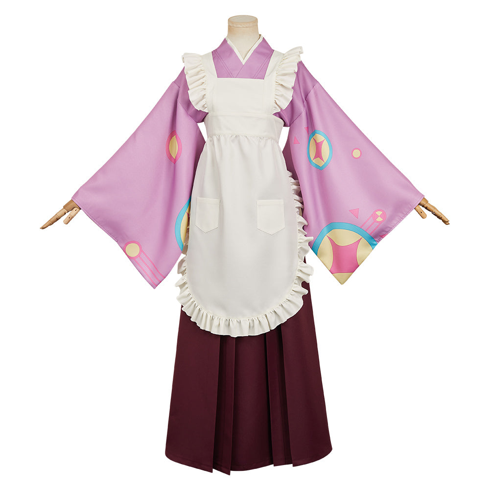 Tasokare Hotel(2025) Neko Tsukahara Tenue Violette Cosplay Costume