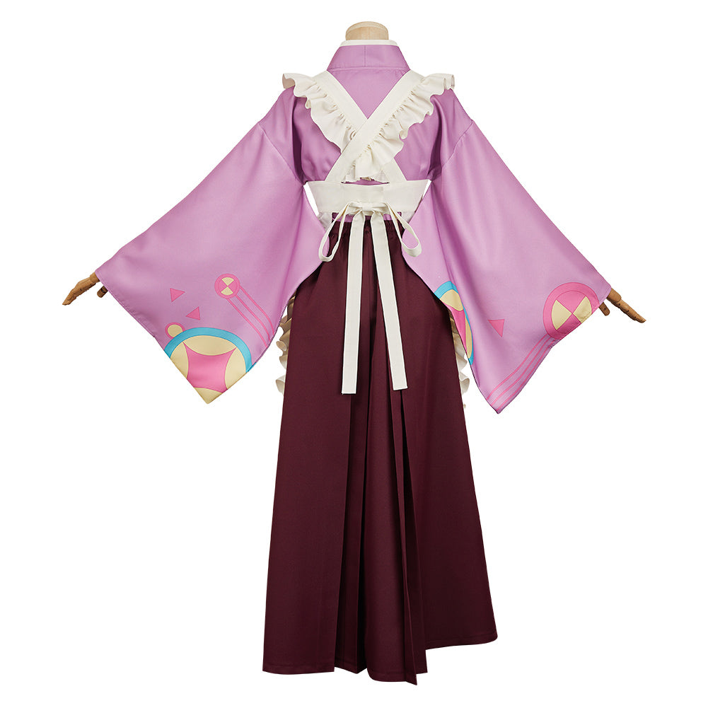 Tasokare Hotel(2025) Neko Tsukahara Tenue Violette Cosplay Costume