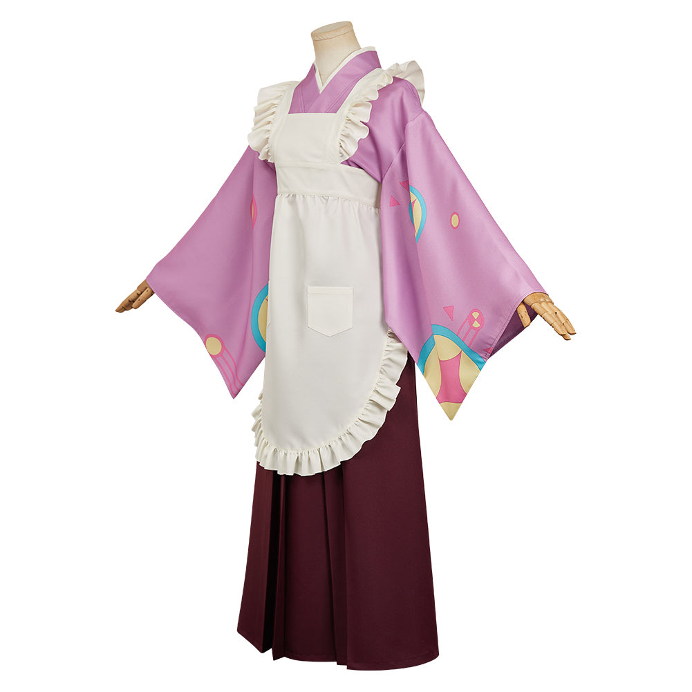 Tasokare Hotel(2025) Neko Tsukahara Tenue Violette Cosplay Costume