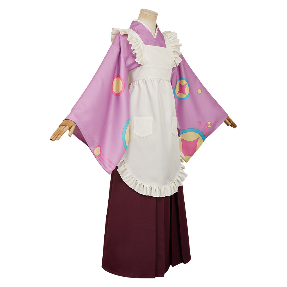 Tasokare Hotel(2025) Neko Tsukahara Tenue Violette Cosplay Costume