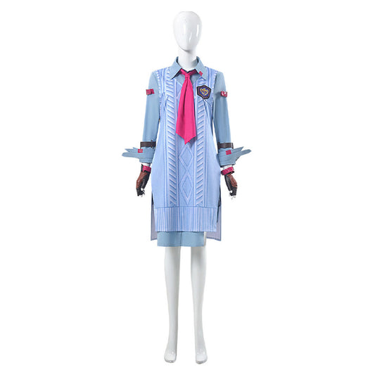 Tekken 8 Kazama Asuka Tenue Bleue Cosplay Costume