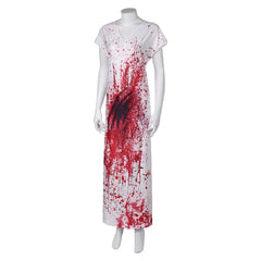 Terrfier 3(2024) Robe Tachée de Sang Cosplay Costume