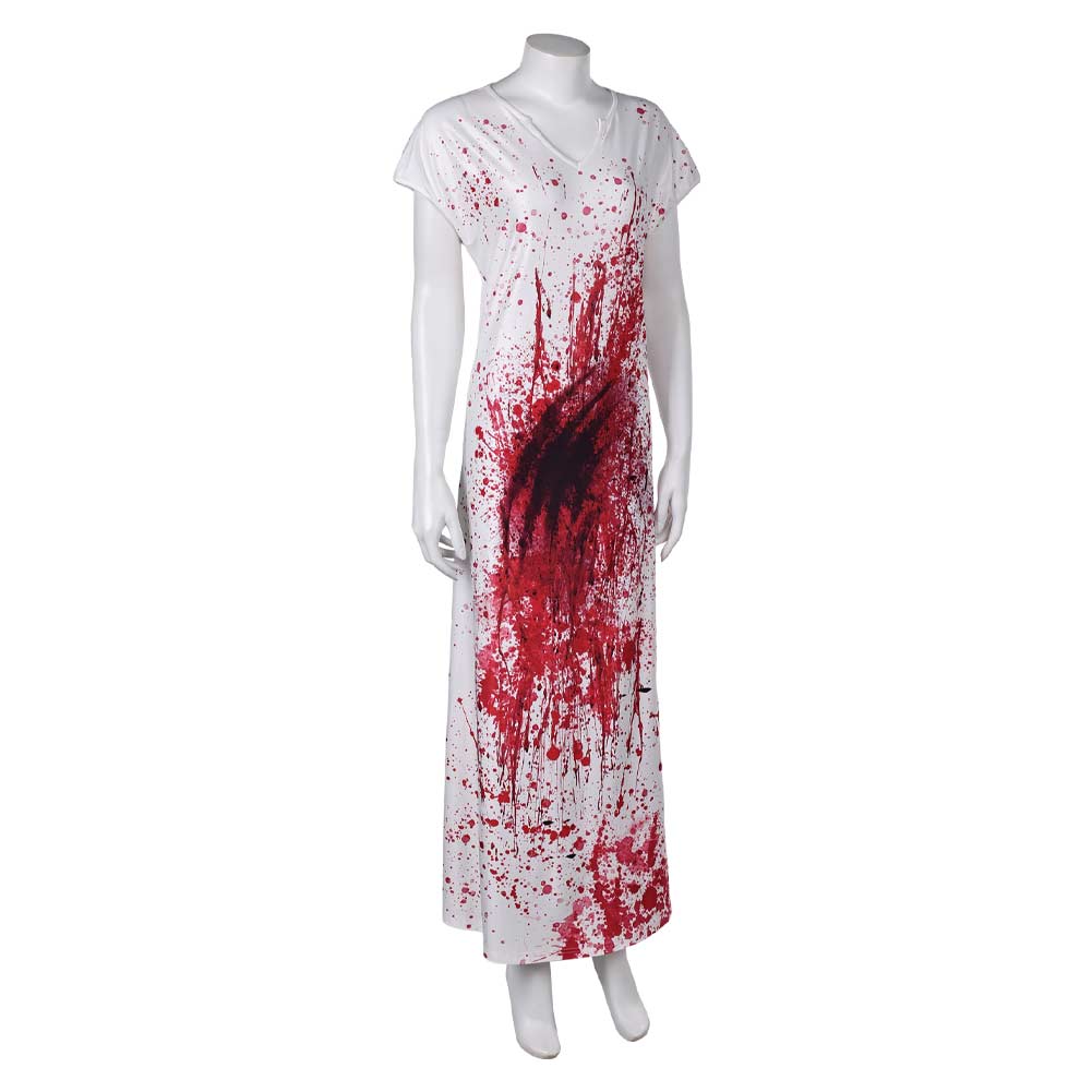 Terrfier 3(2024) Robe Tachée de Sang Cosplay Costume