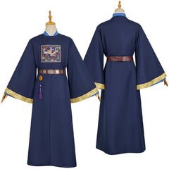 The Apothecary Diaries Jinshi Tenue Bleue foncée Cosplay Costume