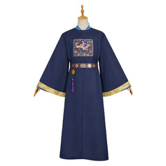 The Apothecary Diaries Jinshi Tenue Bleue foncée Cosplay Costume