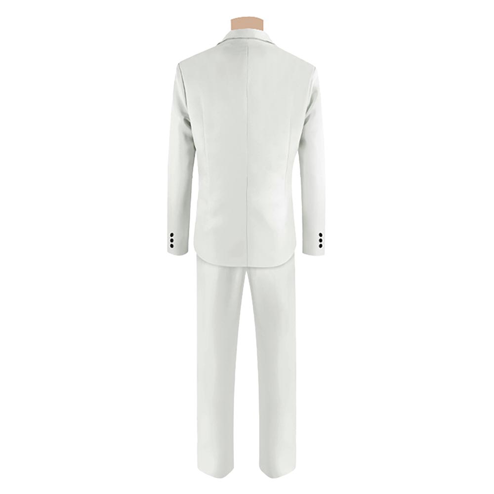The Bad Guys Mr. Wolf Set d'Uniformes Blancs Cosplay Costume