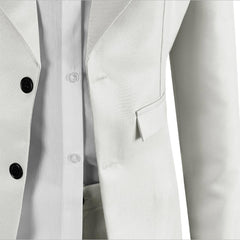 The Bad Guys Mr. Wolf Set d'Uniformes Blancs Cosplay Costume