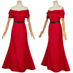 The Dinner Table Detective(2025) Houshou Reiko Robe Rouge Cosplay Costume