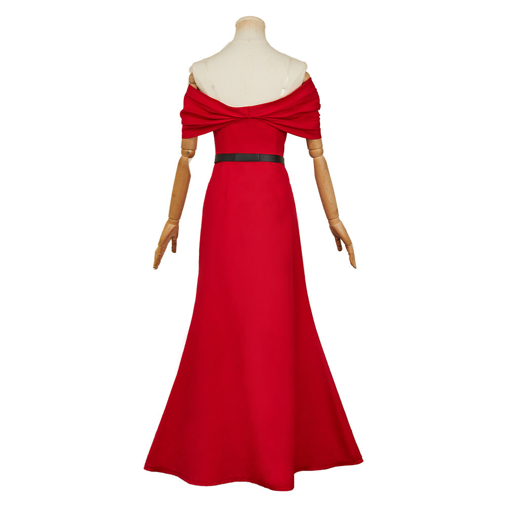 The Dinner Table Detective(2025) Houshou Reiko Robe Rouge Cosplay Costume