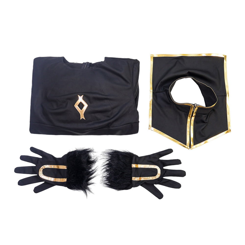 The Eminence in Shadow Delta Tenue Noire Cosplay Costume
