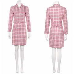 The Fantastic Four: First Steps(2025) Invisible Woman Tenue à Carreaux Rouge et Blanc Cosplay Costume