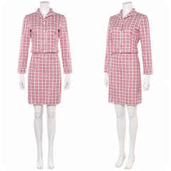 The Fantastic Four: First Steps(2025) Invisible Woman Tenue à Carreaux Rouge et Blanc Cosplay Costume