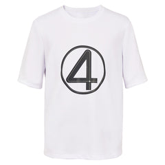 The Fantastic Four: First Steps(2025) The Thing T-shirt Blanc Cosplay Costume