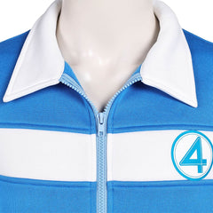The Fantastic Four: First Steps(2025) The Thing Veste Bleu et Blanche Cosplay Costume