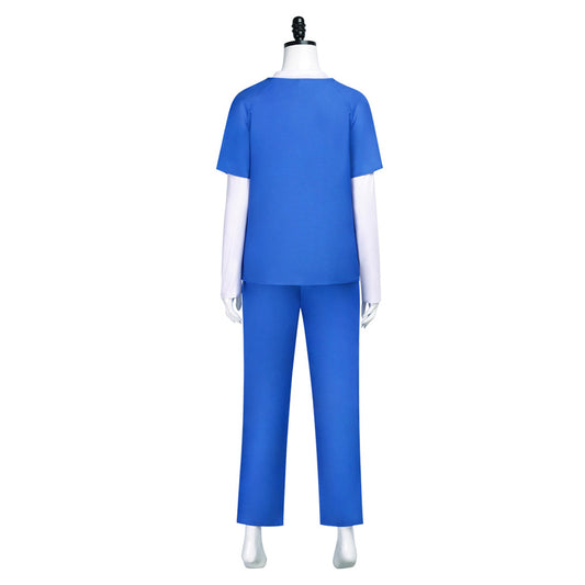 The Gifted Polaris Lorna Dane Prison Uniforme Bleu Cosplay Costume