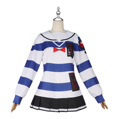 The Hundred Line: Last Defense Academy(2025) Amemiya Darumi Robe Rayée Cosplay Costume