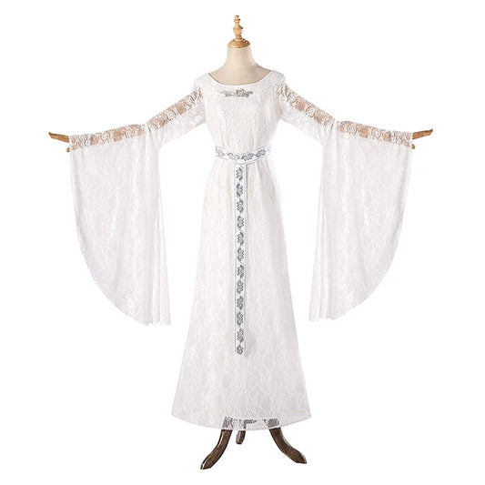 The Lord of The Rings Galadriel Robe Blanche Cosplay Costume