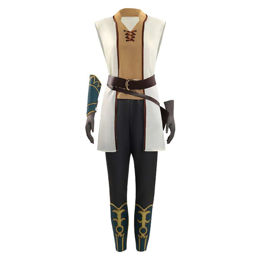 The Lord of the Rings Hera Tenue Blanche et Marrone Cosplay Costume