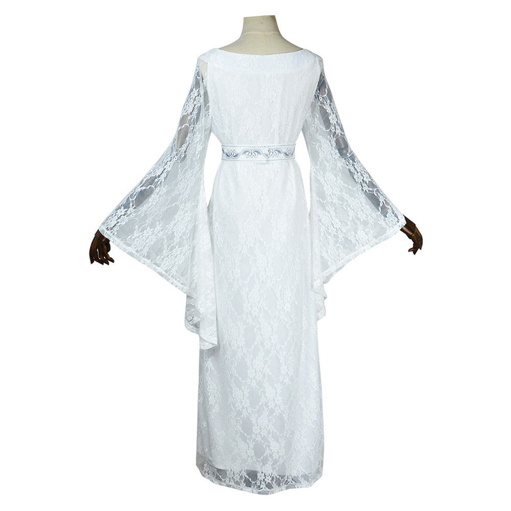 The Lord of The Rings: The Rings of Power 2(2024) Galadriel Robe Blanche Cosplay Costume