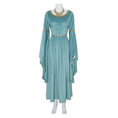 The Lord of the Rings: The Rings of Power Galadriel Robe Bleue Cosplay Costume