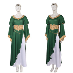 The Lord of The Rings(2024) Hera Tenue Verte Cosplay Costume