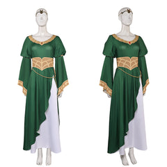 The Lord of The Rings(2024) Hera Tenue Verte Cosplay Costume