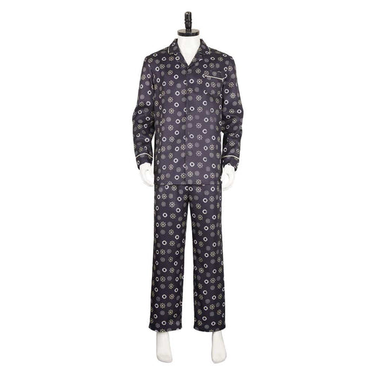 The Mask Stanley Ipkiss Pyjama Imprimé Noir Cosplay Costume