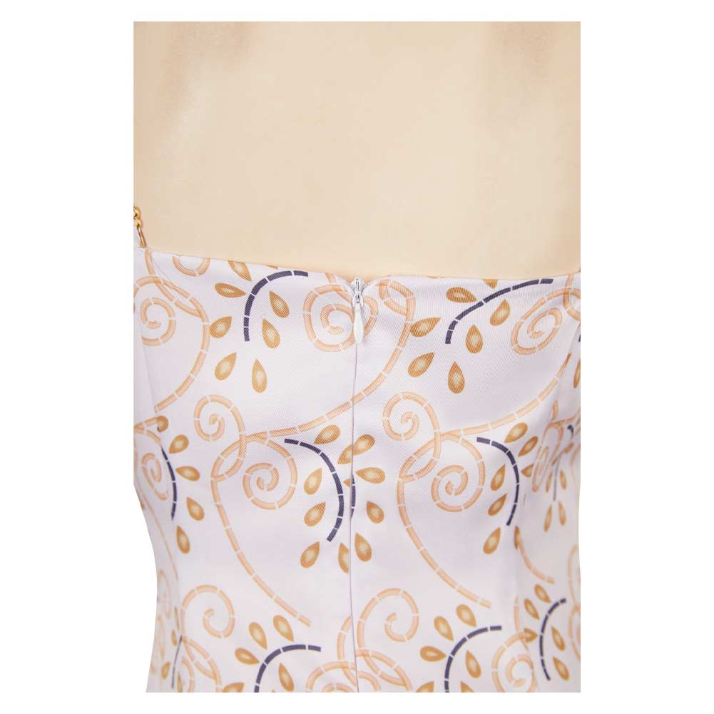 The Mask Tina Carlyle Robe Blanche Cosplay Costume