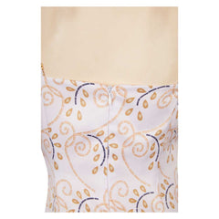 The Mask Tina Carlyle Robe Blanche Cosplay Costume