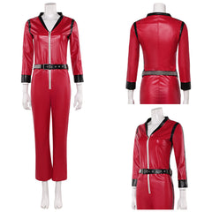 The Runways Jone Jett Combinaison Rouge Cosplay Costume