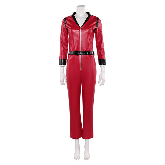 The Runways Jone Jett Combinaison Rouge Cosplay Costume