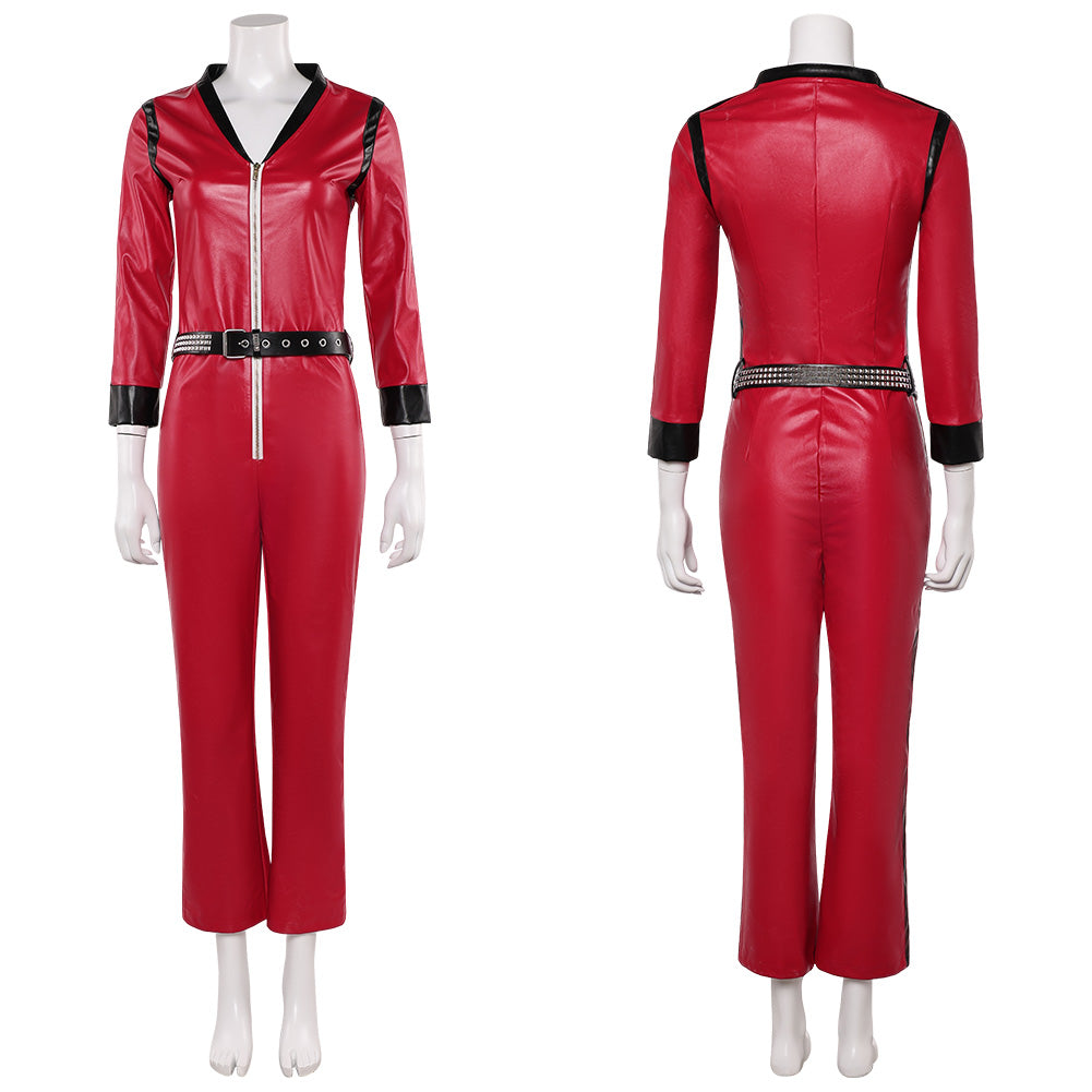 The Runways Jone Jett Combinaison Rouge Cosplay Costume