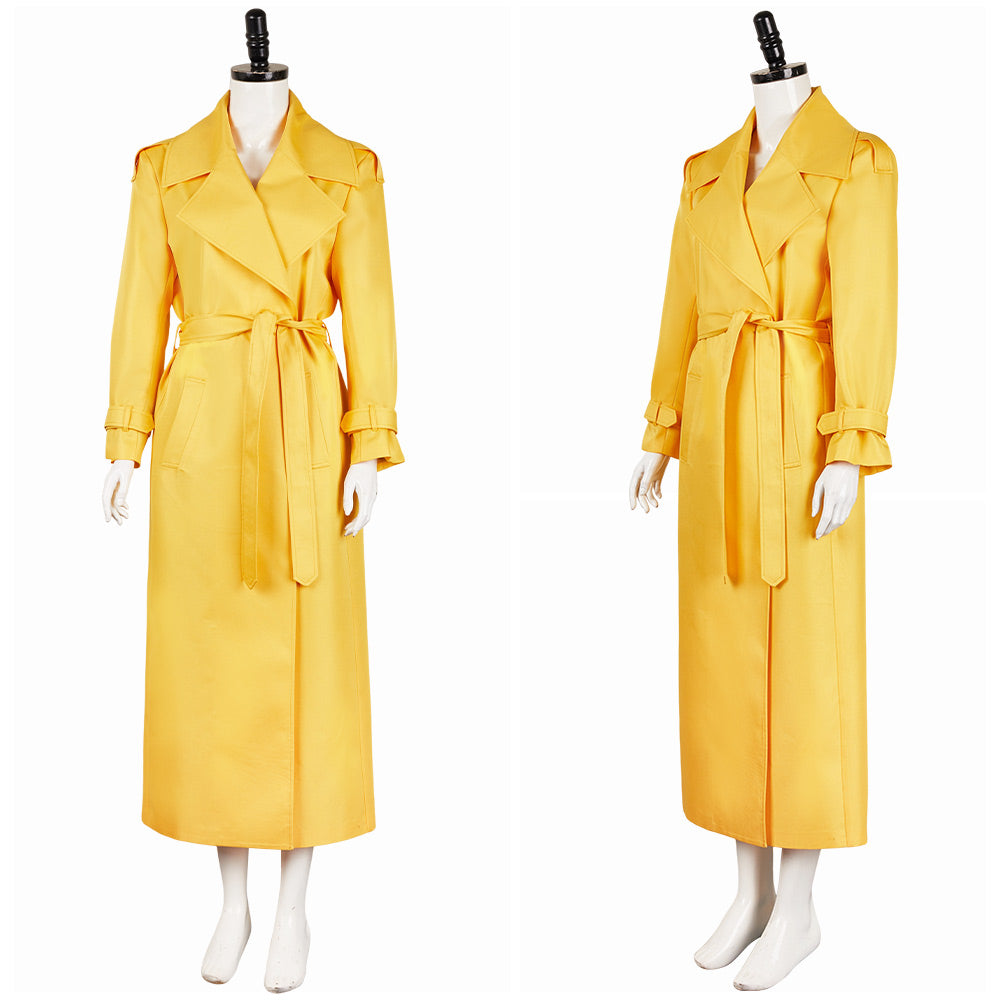 The Substance(2024) Elizabeth Veste Jaune Cosplay Costume