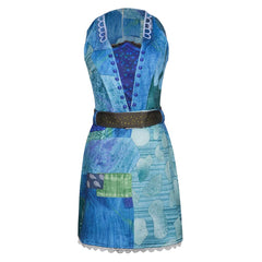 The Twits(2025) Mme Twit Robe Bleue Cosplay Costume