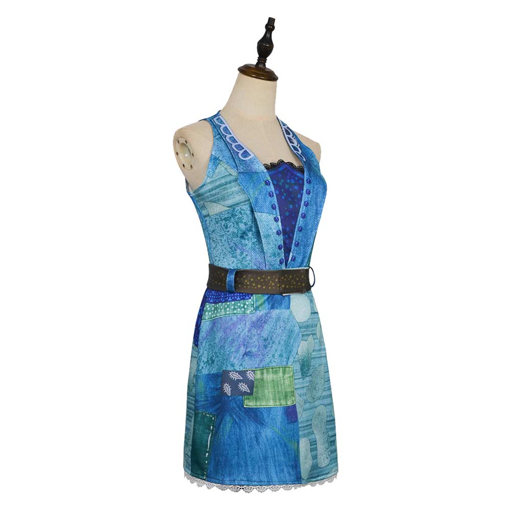 The Twits(2025) Mme Twit Robe Bleue Cosplay Costume