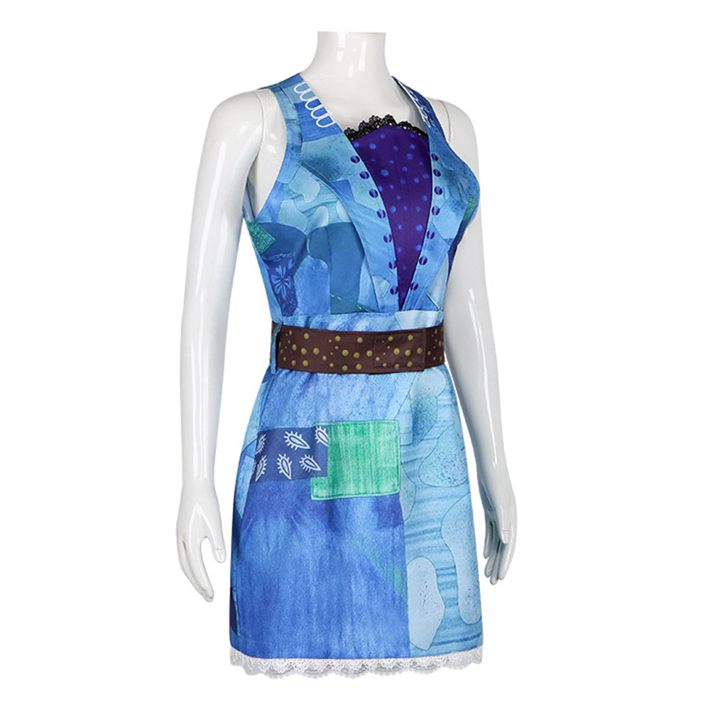 The Twits(2025) Mme Twit Robe Bleue Cosplay Costume Ver.2