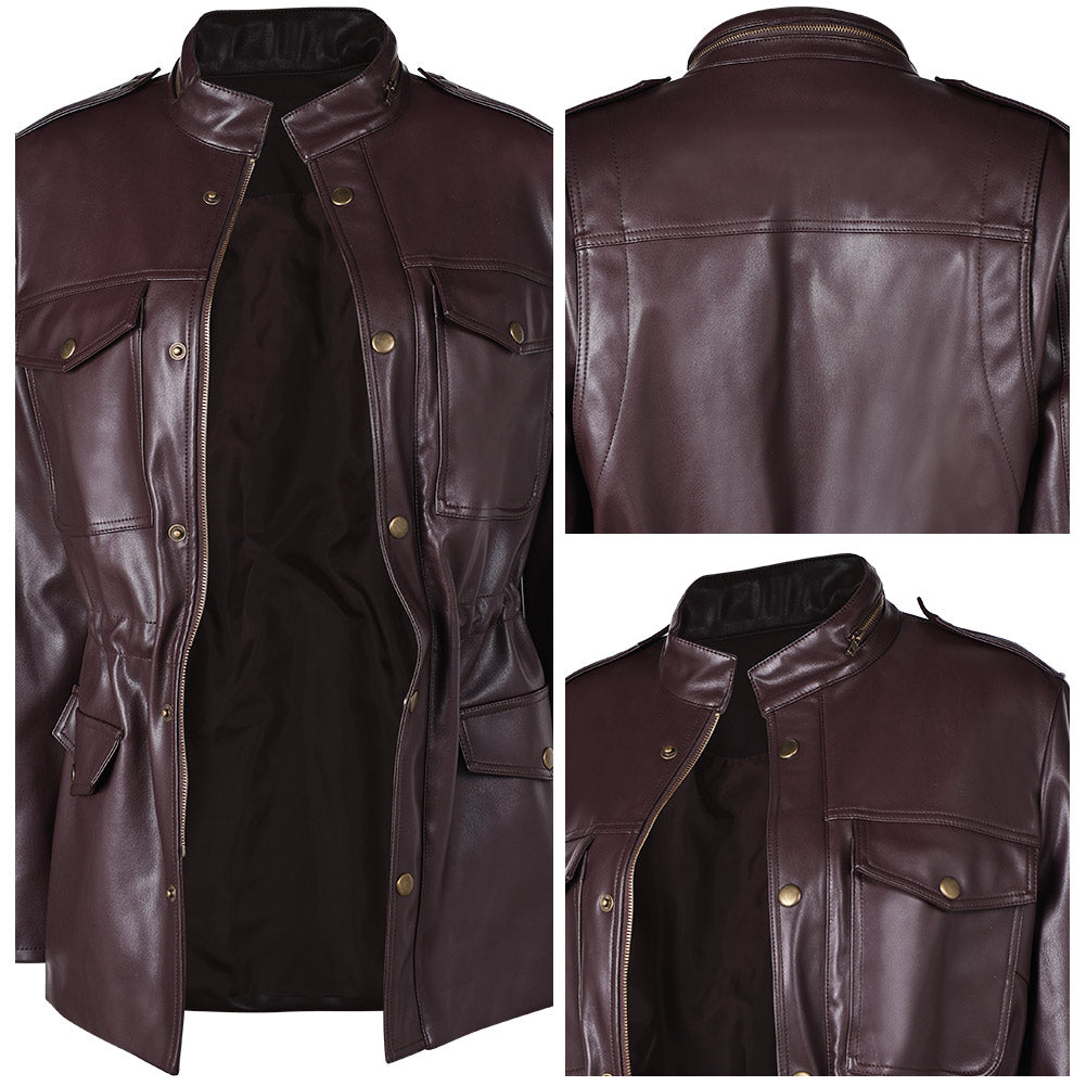 The Walking Dead: Daryl Dixon Saison 2 Carol Peletier Veste en Cuir Cosplay Costume