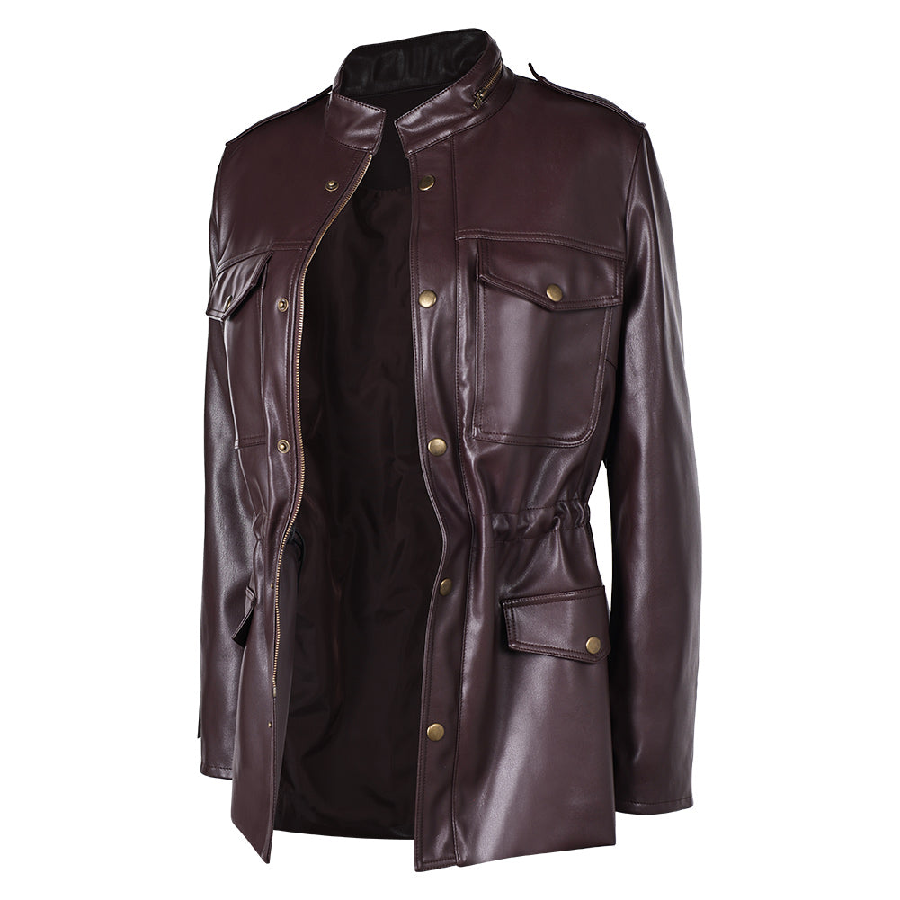 The Walking Dead: Daryl Dixon Saison 2 Carol Peletier Veste en Cuir Cosplay Costume