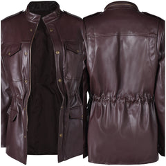 The Walking Dead: Daryl Dixon Saison 2 Carol Peletier Veste en Cuir Cosplay Costume