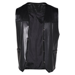 The Walking Dead: Daryl Dixon Saison 2 Daryl Dixon Gilet Noir en Cuir Cosplay Costume