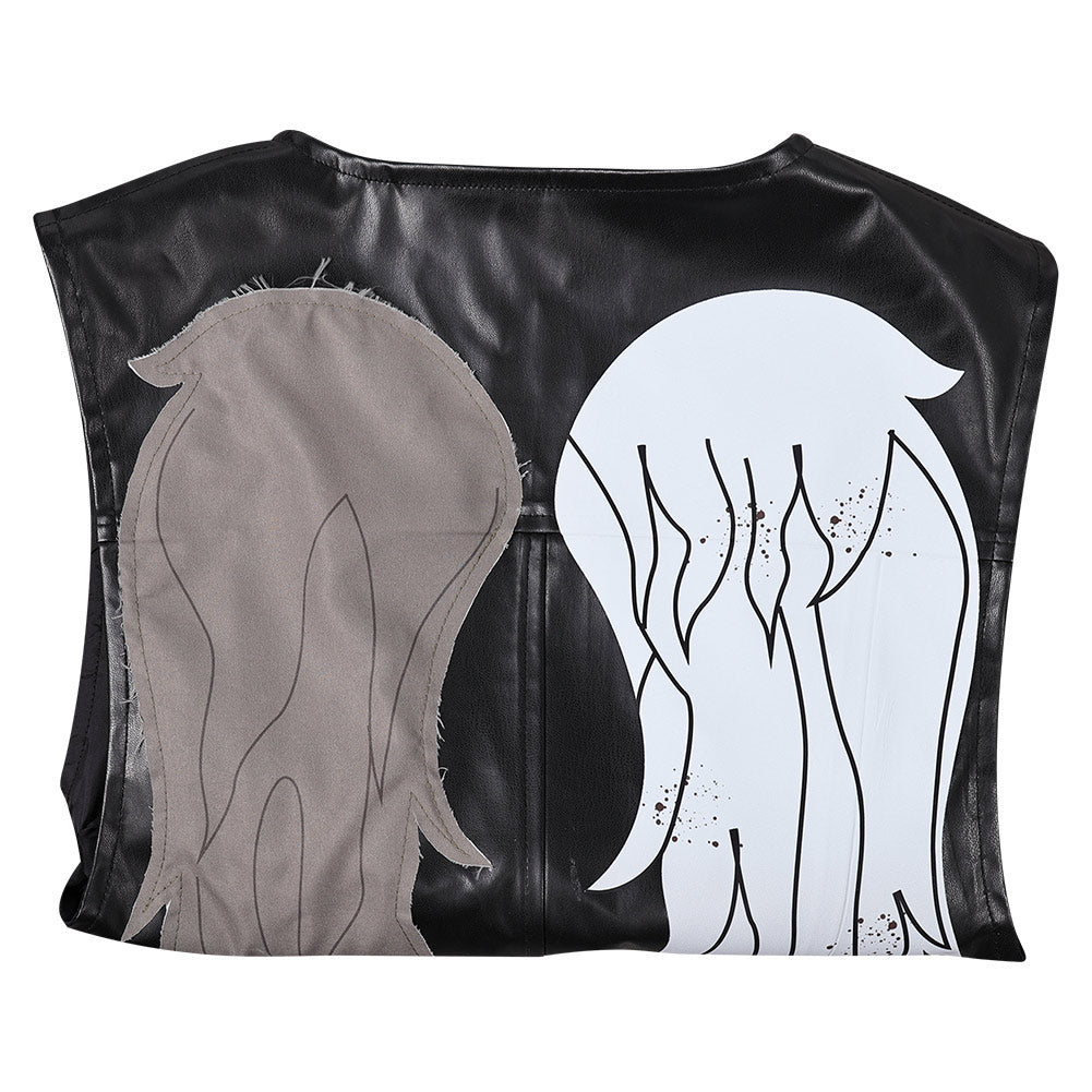 The Walking Dead: Daryl Dixon Saison 2 Daryl Dixon Gilet Noir en Cuir Cosplay Costume