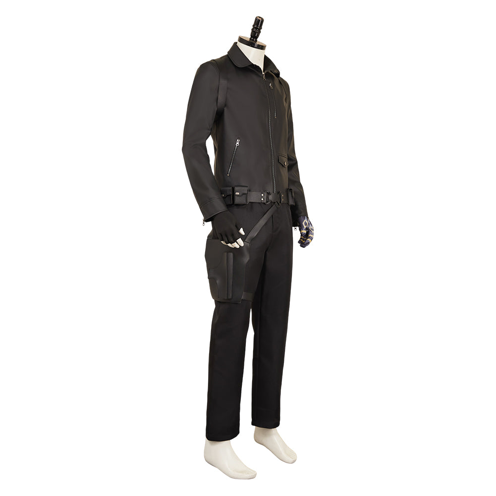 Thunderbolts(2025) Bucky Barnes Ensemble En Cuir Noir Costume Cosplay