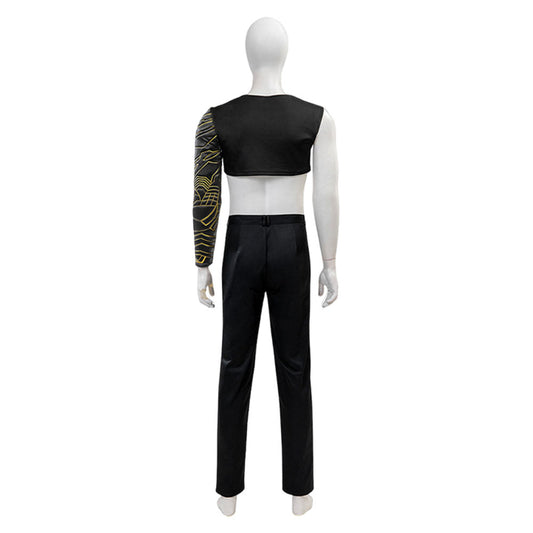 Thunderbolts(2025) Bucky Barnes Winter Soldier Gilet Noir Cosplay Costume
