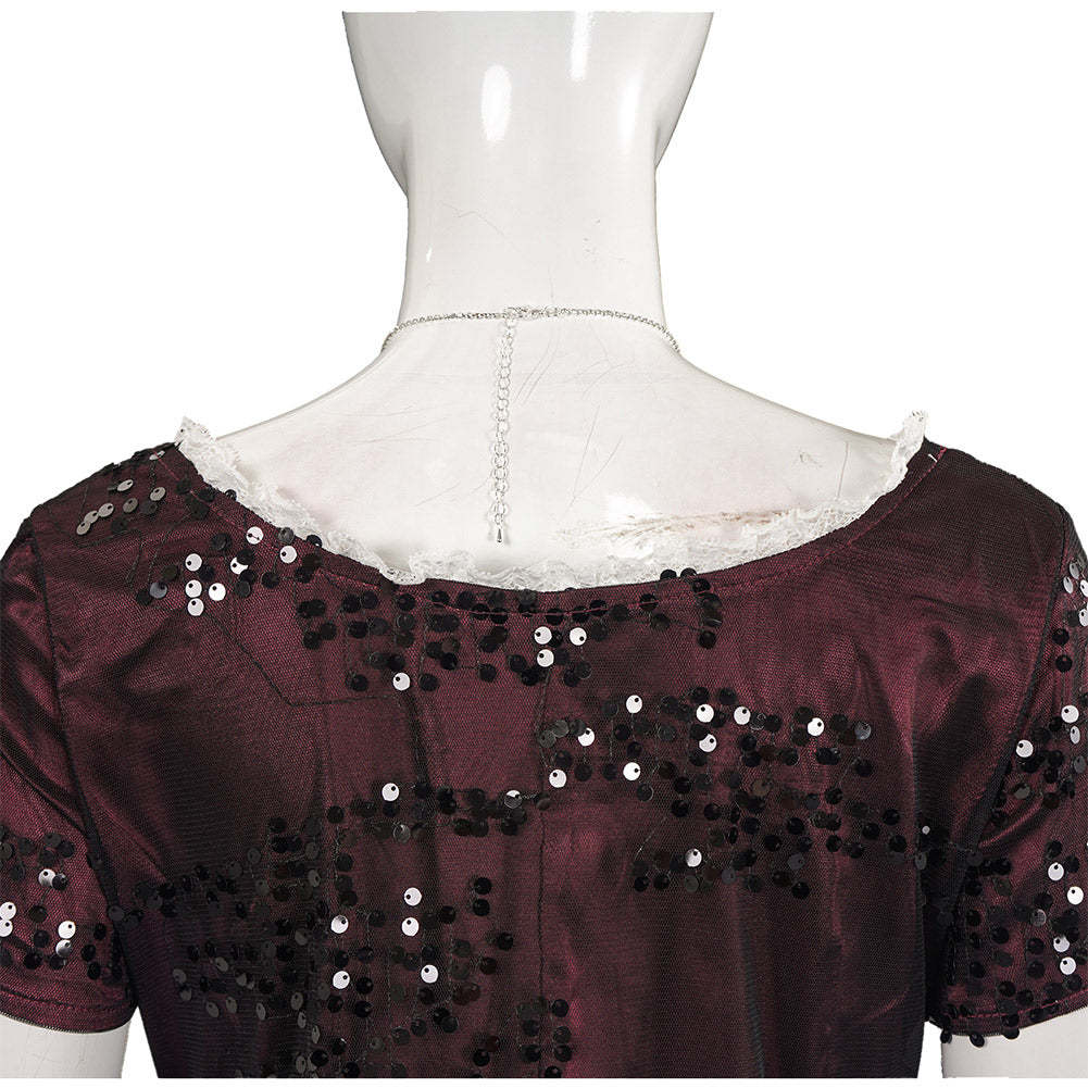 Titanic Rose DeWitt Bukater Robe Rouge Cosplay Costume