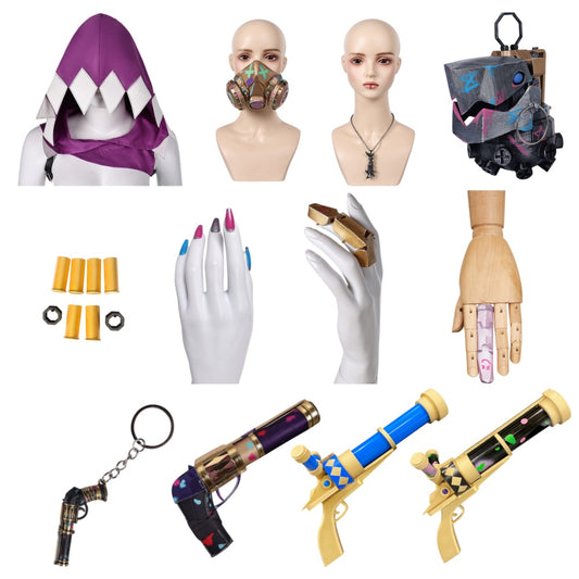 Arcane: League Of Legends Saison 2(2024) Jinx Cosplay Accessoire Ensemble