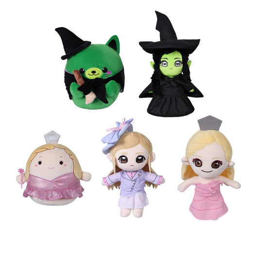 Wicked(2024) Elphaba et Glinda Jouet en Peluche