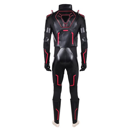 Tron: Legacy(2025) Ares Combinaison Noire et Rouge Cosplay Costume