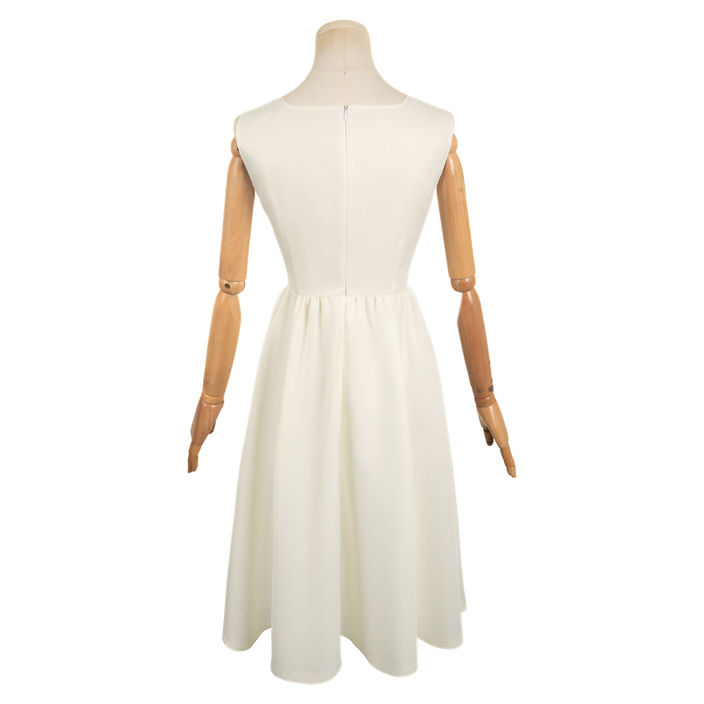 TV Fallout(2024) Lucy MacLean Robe Blanche Cosplay Costume